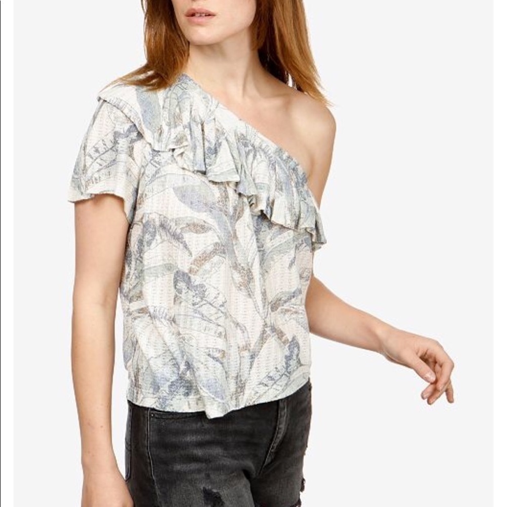 Lucky‎ brand women's one shoulder Blouse